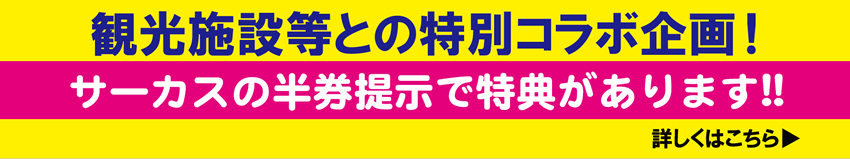 観光施設等との特別コラボ企画