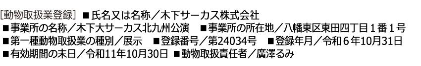 動物取扱業登録