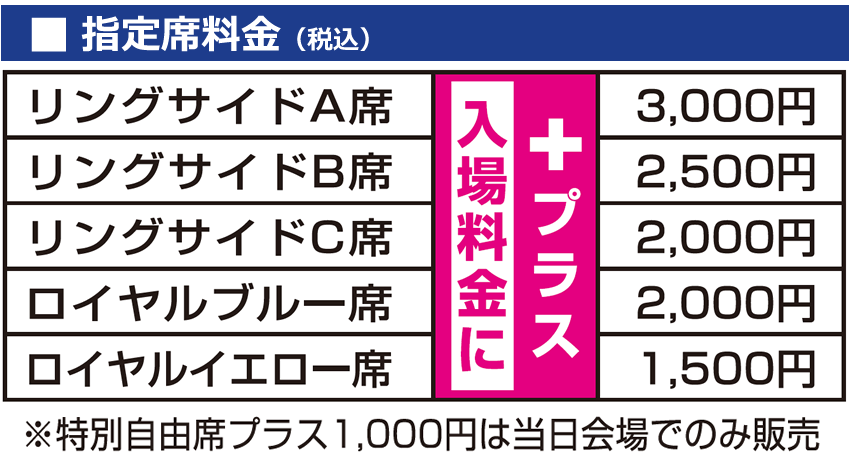 指定席料金